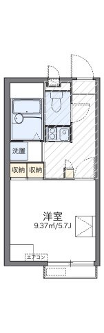 レオパレス八景の間取り