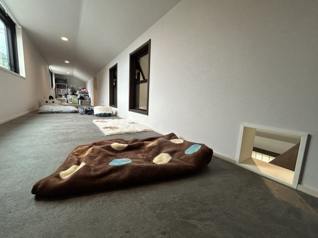 東伊豆町　白田のその他|ロフト部分。手前みぎの小窓はキャットウォークの出入り口