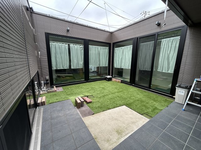 東伊豆町　白田の庭|中庭