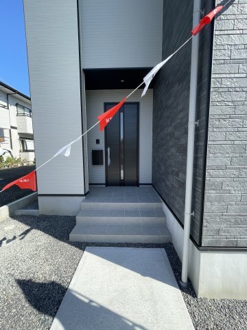 新築戸建・新築建売　郡山市安積町12期　安積第三小・安積第二中の区画図|駐車スペースは3台可能です！（車種による）近隣には買い物施設や飲食店が多数！
