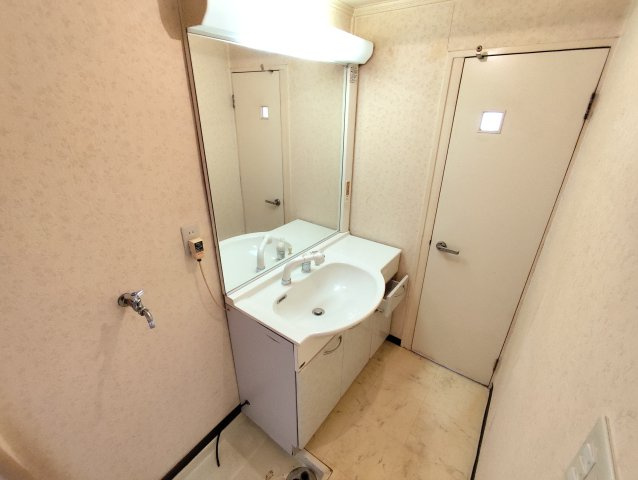 辰巳橋マンションの独立洗面台