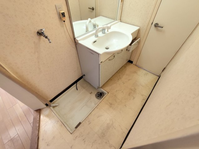 辰巳橋マンションの洗面所