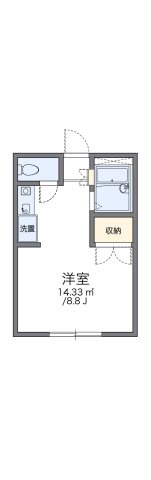 レオパレスアンシャンテの間取り
