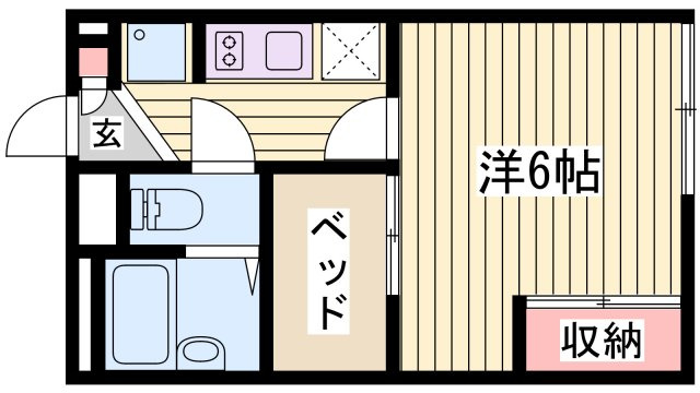 レオパレスアカネの間取り
