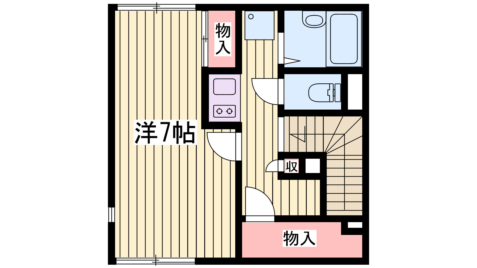 レオネクストメリディアーノⅡの間取り