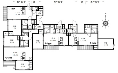 【区画図】 | シャーメゾン大宮五条