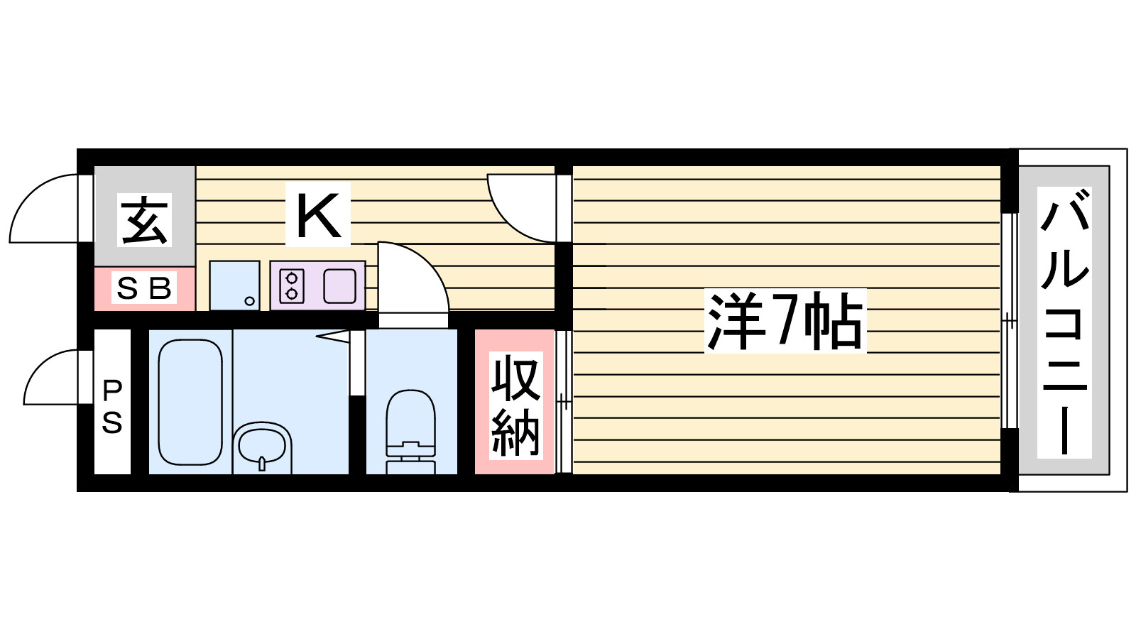 レオパレスコカゲの間取り