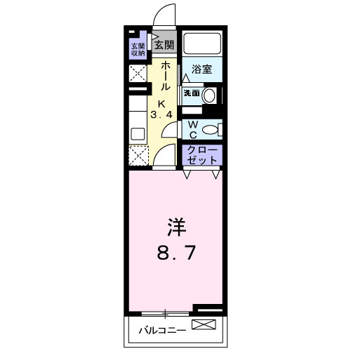 【間取り】 | ポート泉佐野　Ａ棟