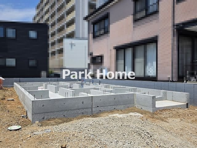 高知市神田 -8期1棟1- 新築戸建ての外観|2026.7月：建築中