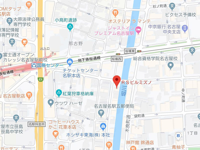 R.Sビルの地図