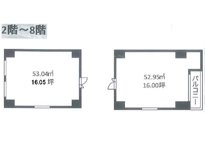 Face日銀前の間取り