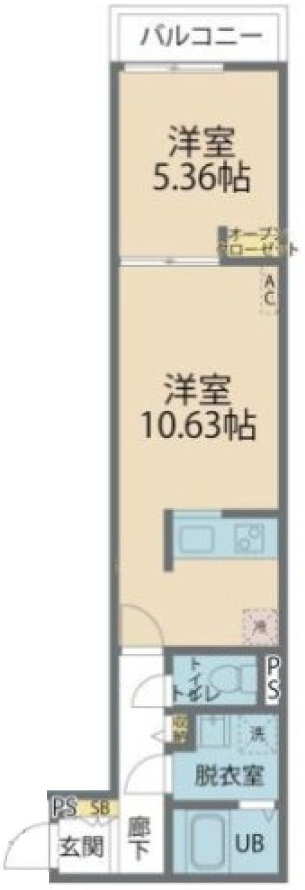 カインドネス新座サウスの間取り
