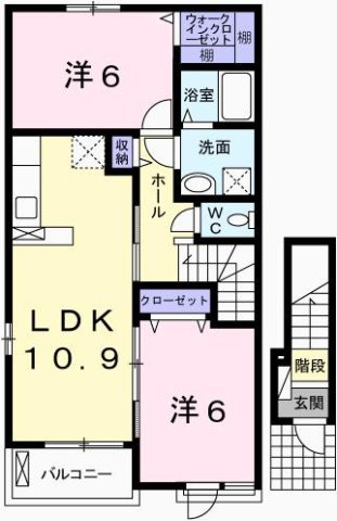 グラン　フレールⅡの間取り