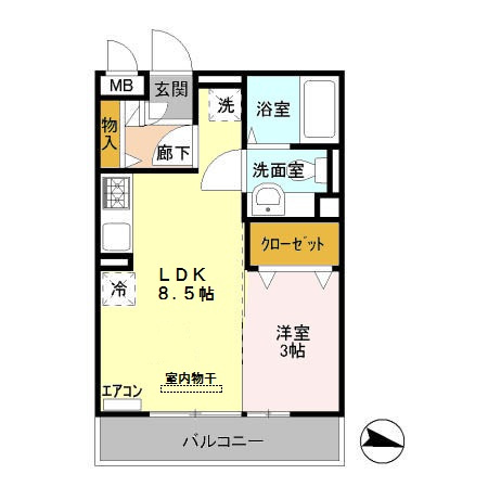【間取り】 | クレセントコートkay(クレセントコートケイ)