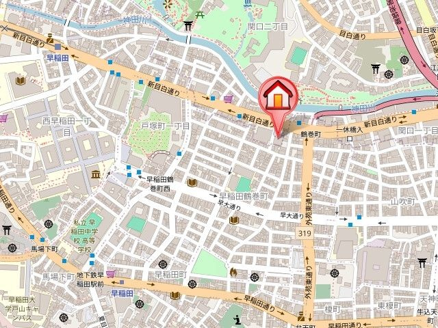 カーザビアンカの地図