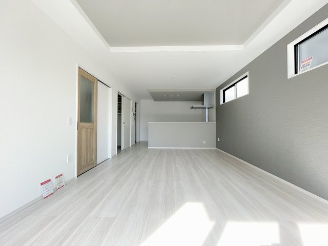 新築戸建・新築建売　郡山市安積町12期　安積第三小・安積第二中の前面道路含む現地写真