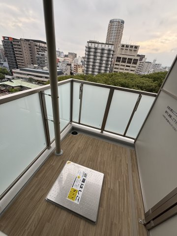 エスリード神戸三宮ヒルズのバルコニー
