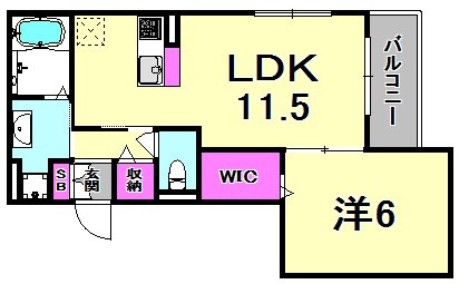 MIYABIⅡ　　の間取り