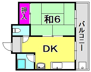 メゾン琵琶の間取り