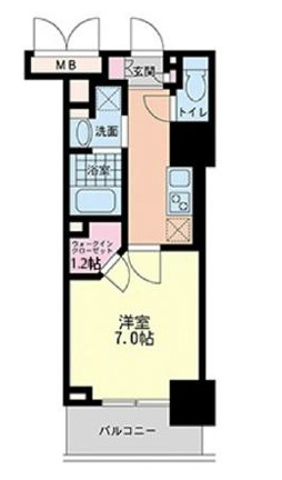 ハビテ靭センターコートの間取り