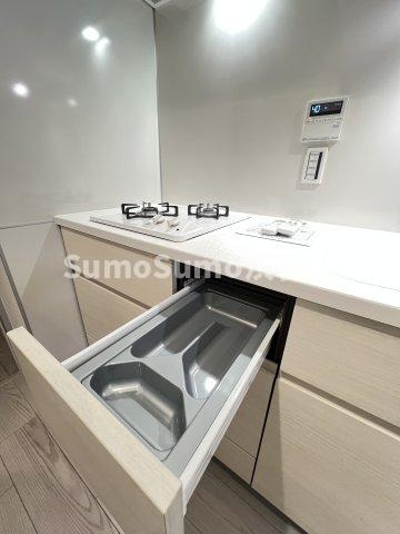 Brillia ist 池尻大橋のキッチン|コンパクトなキッチンで掃除もラクラク