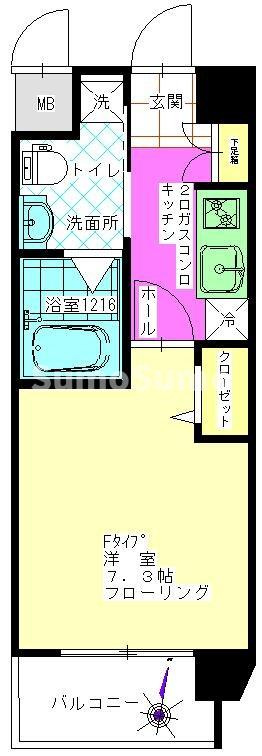 アルファレガロ甲南山手の間取り