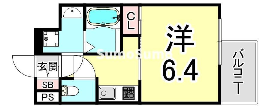 RIDGE姫島の間取り