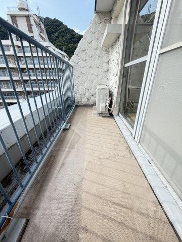 北野コーポラスのバルコニー