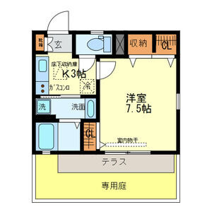 フルール岡本の間取り