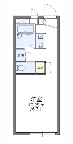 レオパレス武庫之荘の間取り