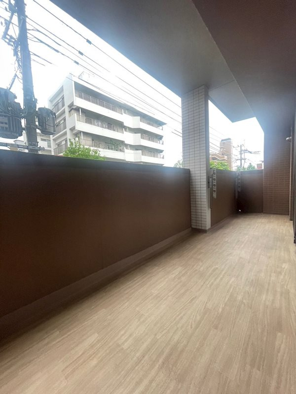 メルベーユ高宮駅前のバルコニー