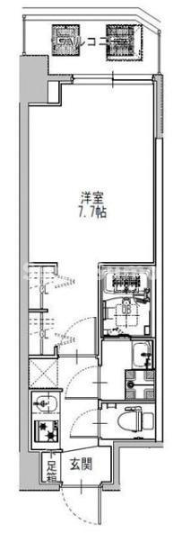 S-RESIDENCE堺筋本町Unoの間取り
