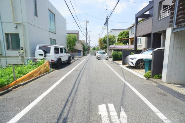 中町４　土地の前面道路含む現地写真|北側　公道　幅員約6.0m　接道約10.6m