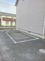 駐車場に車を止められます