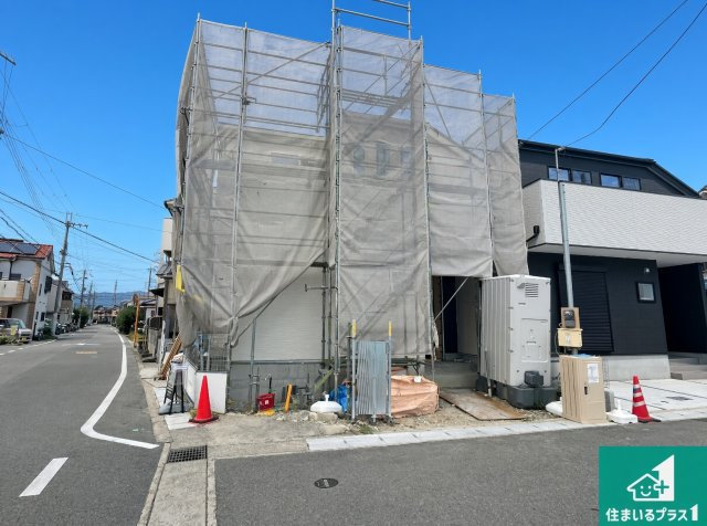 伊丹市堀池　第13期　新築一戸建ての外観|現在建築中！落ち着いた街並みで新生活を始めることが出来そう！周辺の物件も併せてご紹介させて頂きます！