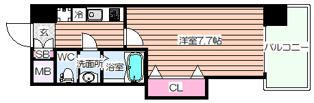 【間取り】 | Luxe新大阪Ⅰ