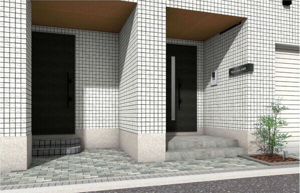 Plaisir　trois土佐堀のエントランス