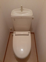 シンプルで使いやすいトイレです