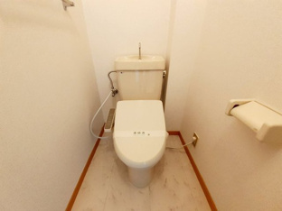 ゆったりとした空間のトイレです