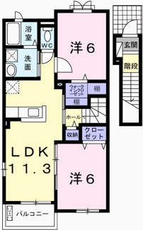 【間取り】 | フィレール　デュ　トラジャⅡ