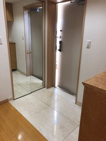 T's garden北柏　2号棟の玄関|ゆったりとした玄関です