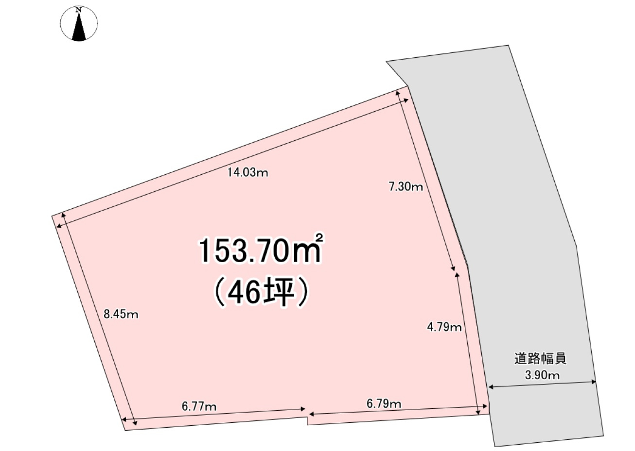 建築条件なし土地　長野市大字鶴賀