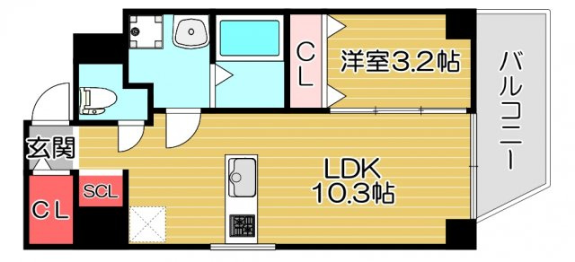 La Bentenの間取り