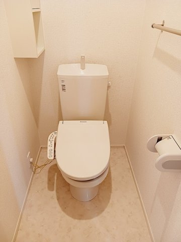 【賃貸アパート】グラン　ソフィアのトイレ|コンパクトで使いやすいトイレです