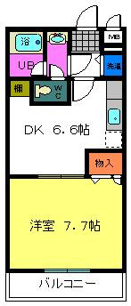 【間取り】 | フジパレス式内町Ⅲ番館