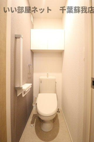 メゾン・ド・リュミエールⅠのトイレ|シンプルで使いやすいトイレです