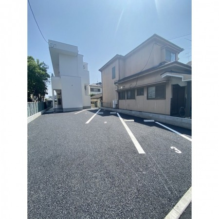 熊本市西区二本木３丁目のアパートの駐車場