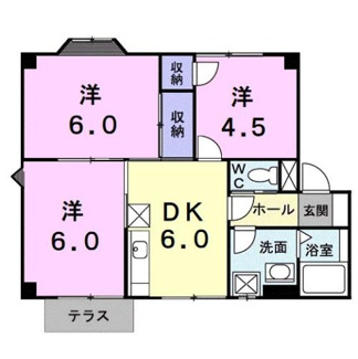 【間取り】 | シャルマンハイムⅡ
