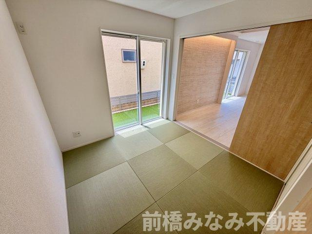 【新築】前橋市日吉町３期　限定１棟　グラファーレ　新築建売の和室|い草の香りが落ち着く素敵な和室です