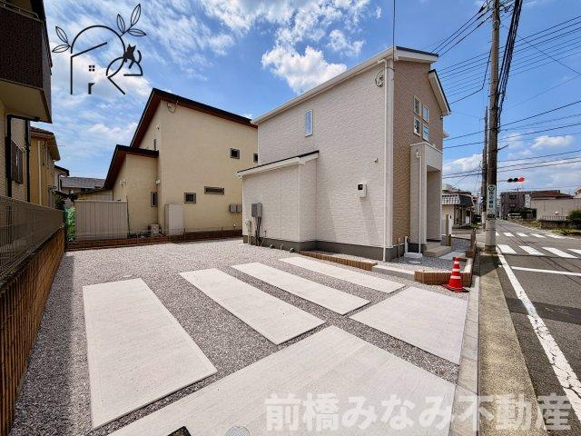 【新築】前橋市日吉町３期　限定１棟　グラファーレ　新築建売の外観|きれいな外観です